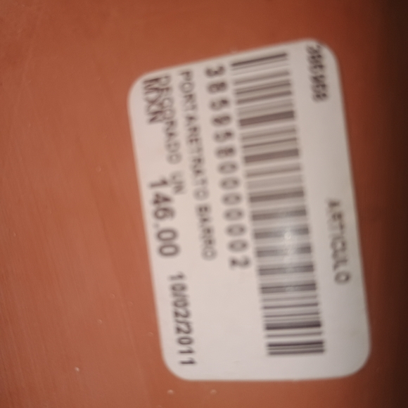 Colorful Hand-Painted Picture Frame - Picture 3 of 5